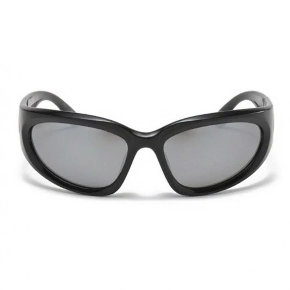 Women Design Visor Modern Wrap Shade Robust‎ Metallic Tint Protective Sunglasses